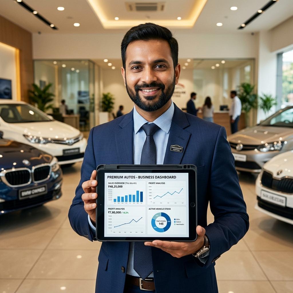 MotoShop Showroom Performance Analytics Dashboard